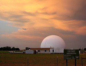 Sunset at the CSU-CHILL radar